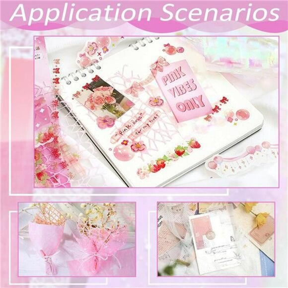 30 Pcs Textured Scrapbook Paper Set 5x7 DIY Journal Card Making Craft Kit - Picture 6 of 8